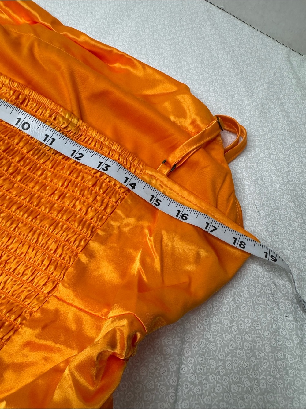 WILD FABLE Women Orange Satin look Tank Dress Adjustable Length Size M NWT - Picture 11 of 13
